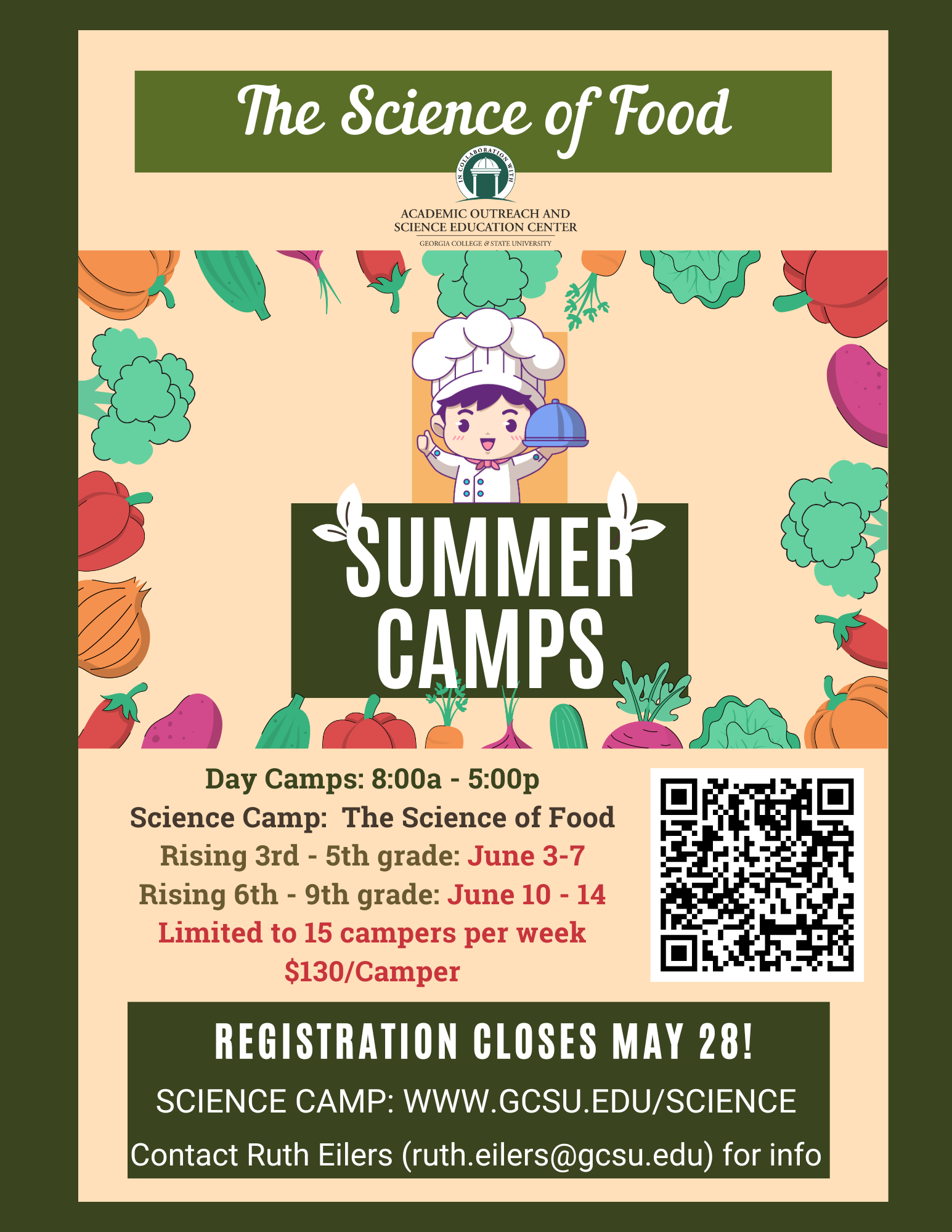 Join us for Science Camp Front Page